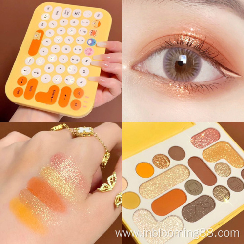 Colorful Private Label Makeup Matte Eyeshadow Palette